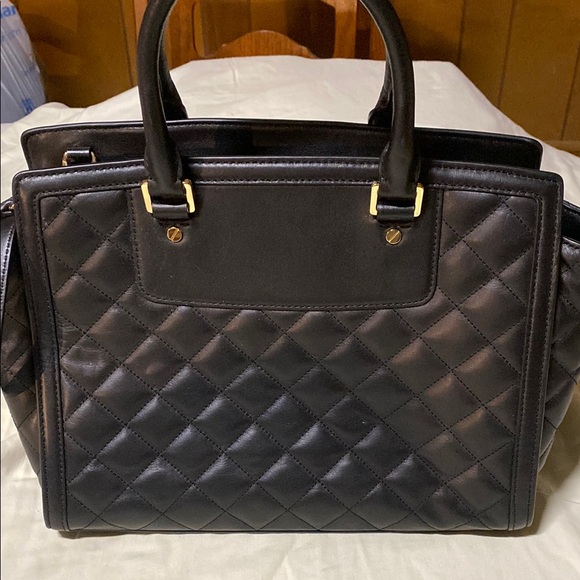 Michael Kors Black Quilted Satchel - Picture 2 of 10